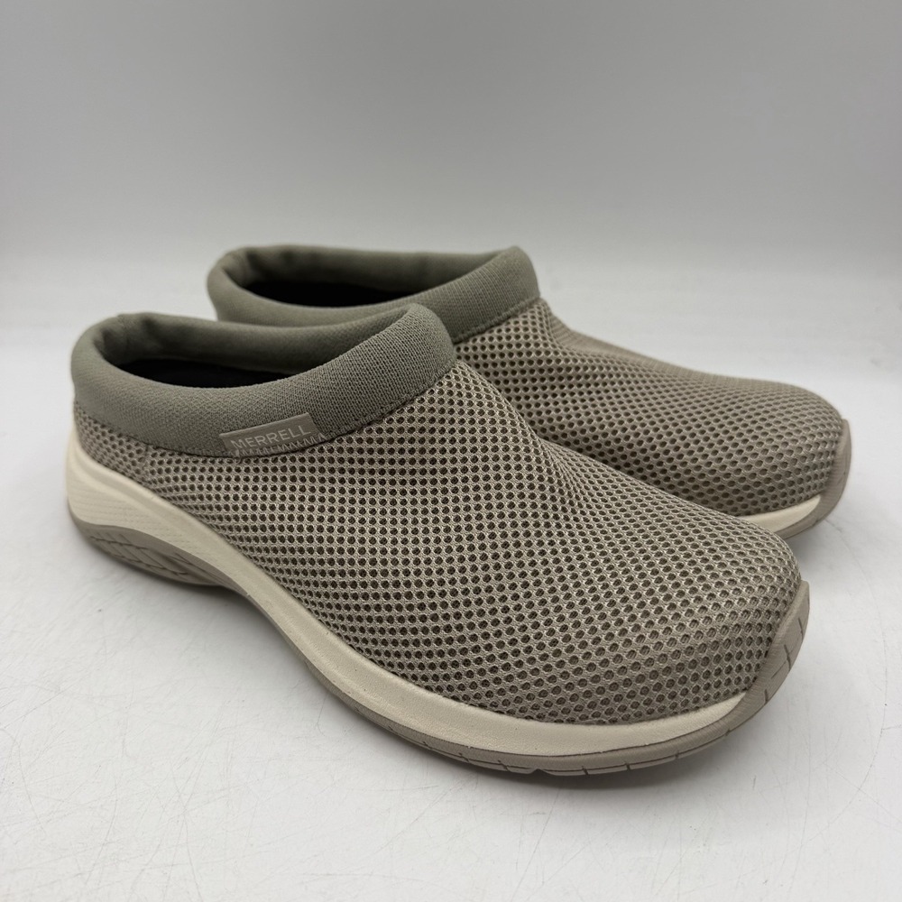 Merrell FloatPro Shoes Womens Sz 7 Gray Encore Breeze 5 Mule Clogs Mesh J005510